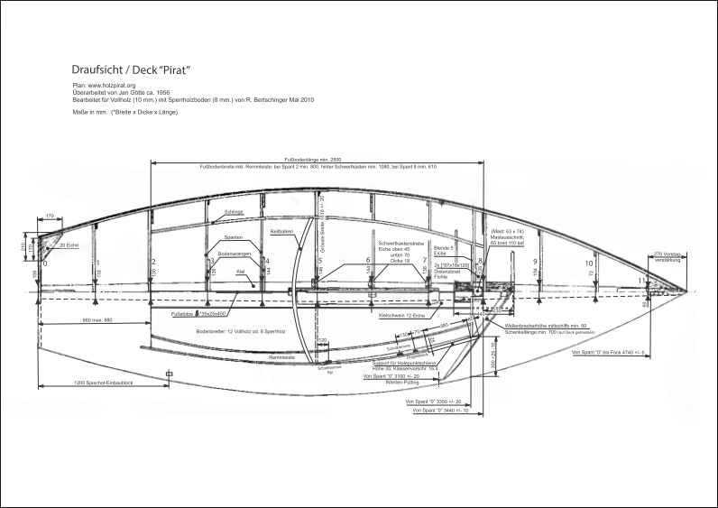 Bauplan-Pirat-SUI 534-Draufsicht Deck A3-thumb