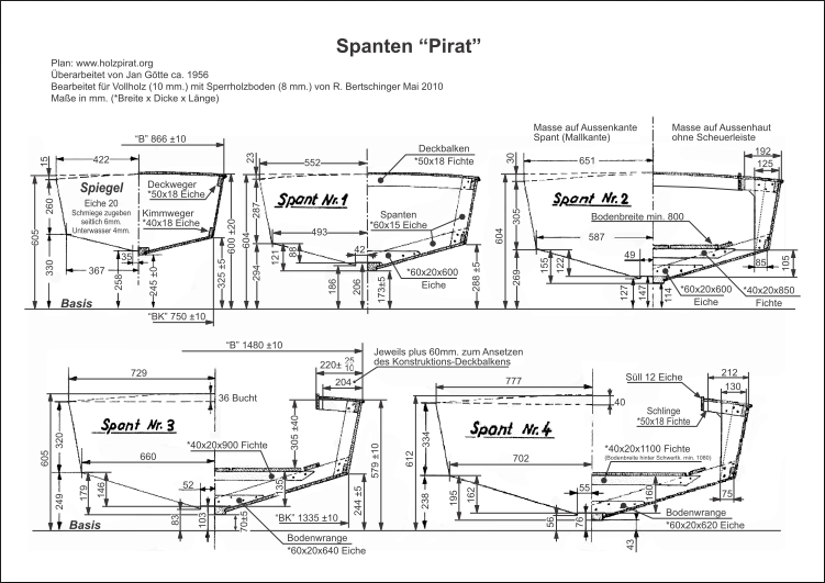 Bauplan-Pirat-SUI 534-Spant 0,1,2,3,4-thumb